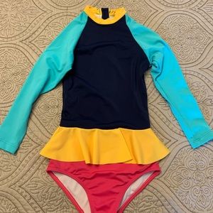 Dot Dot Smile Bathing Suit size 5/6 EUC
